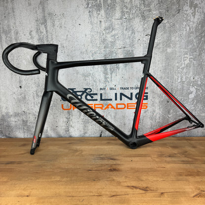 Mint! 2023 Wilier Triestina Zero 0 SL XL 57cm Carbon Disc Frameset Deda Alanera DCR