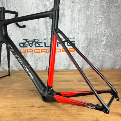 Mint! 2023 Wilier Triestina Zero 0 SL XL 57cm Carbon Disc Frameset Deda Alanera DCR