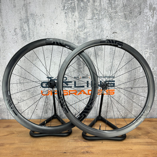 Low Mile! Enve SES 3.4 AR Carbon Disc Brake Tubeless Carbon-Ti Wheelset 700c