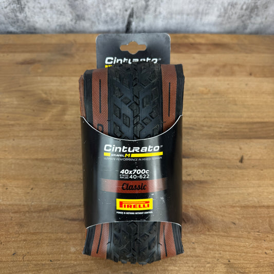 New! Single Pirelli Cinturato Gravel M 700c x 40mm Tubeless Gravel Tire MSRP $84.95