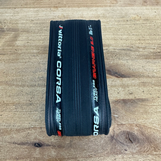 New! Single Vittoria Corsa Graphene 2.0 700c x 25mm Tubeless Road Bike Tire