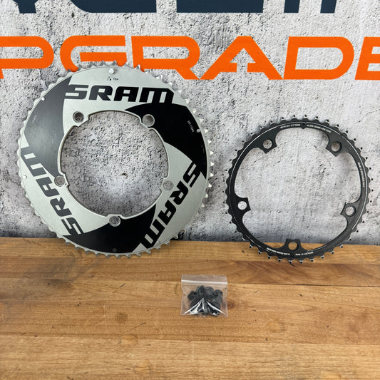 SRAM Red 11-Speed 130 BCD 5-Bolt 55/42T 10-Speed Bike Chainring Set 223g