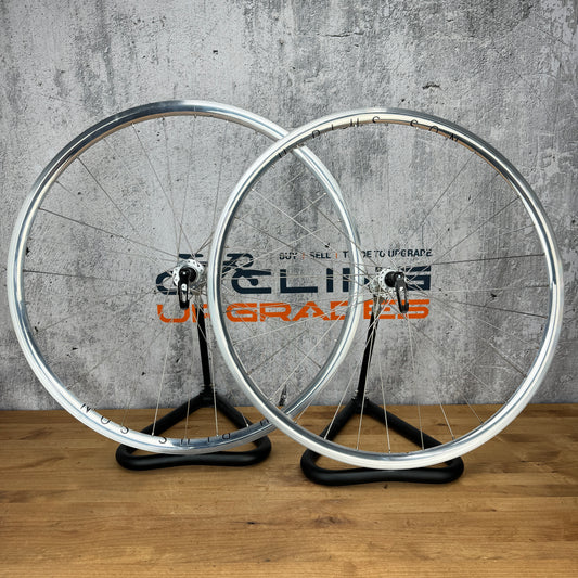 Low Mile! Miche Syntesi H Plus Son Archetype High Polish Clincher Wheelset 700c