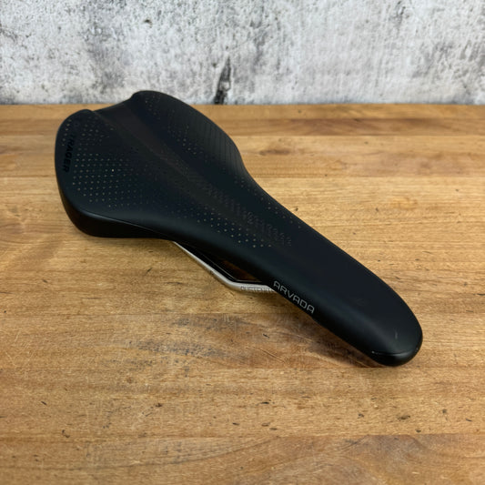 Low Mile! Bontrager Arvada Elite 138mm 7x7mm Austenite Rails Bike Saddle 238g