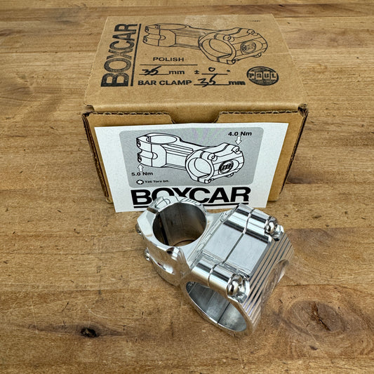 New! Paul Components Boxcar 35mm x ± 0 Degree 35mm Clamp Chrome Stem MSRP $147