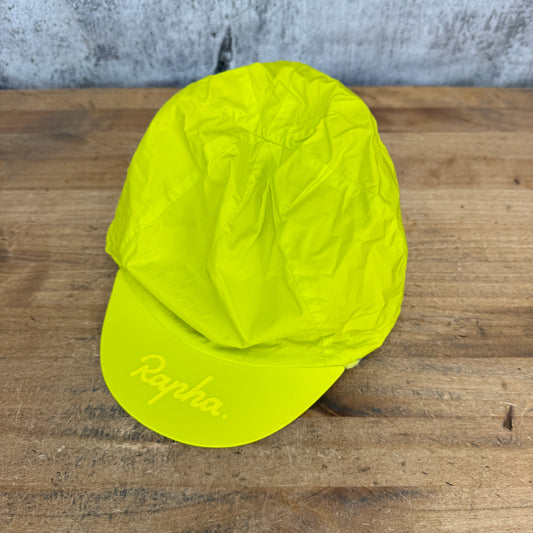 New! Rapha Winter Chartreuse Hat Yellow Head Cap