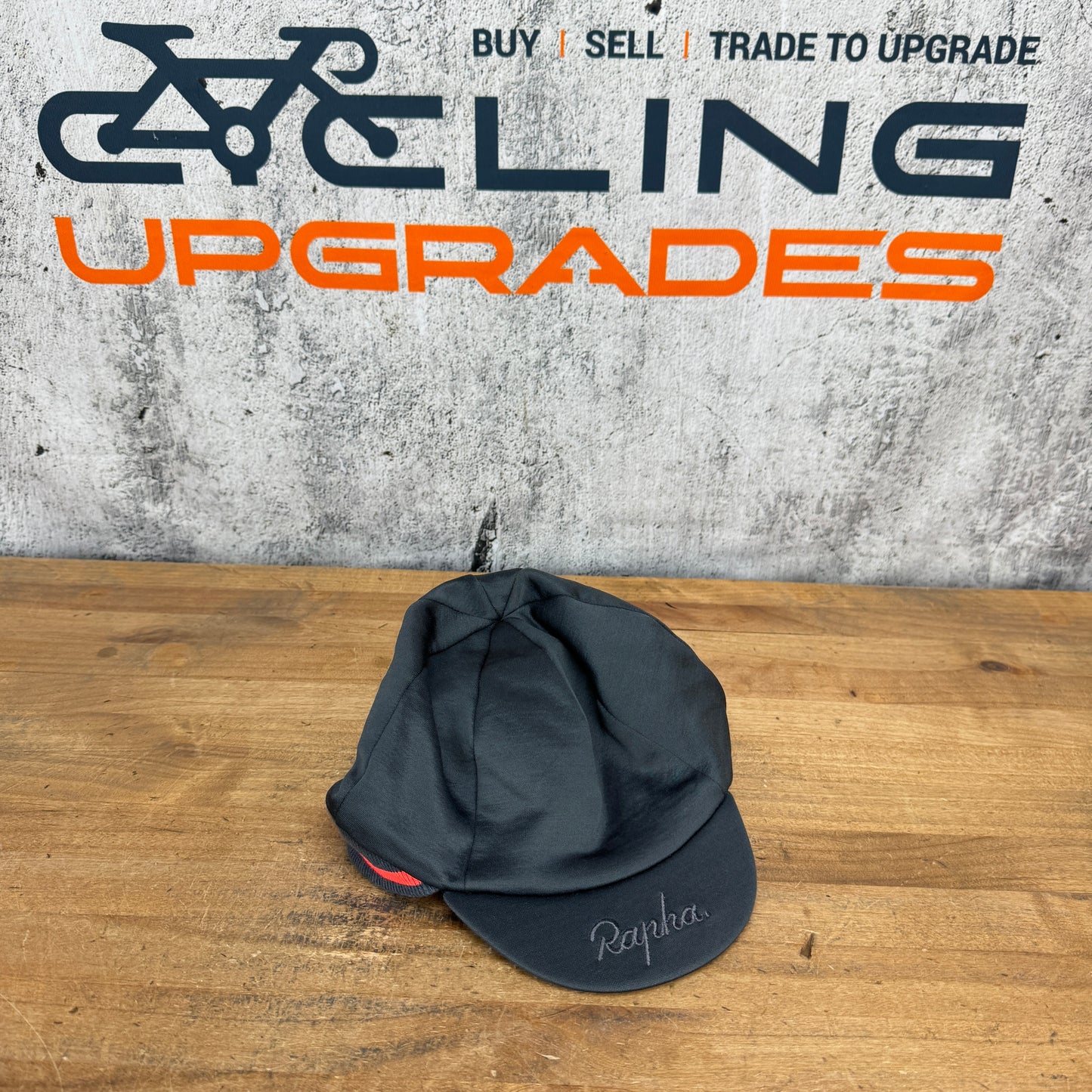 New! Rapha Winter Black/Red Hat Cycling Head Cap