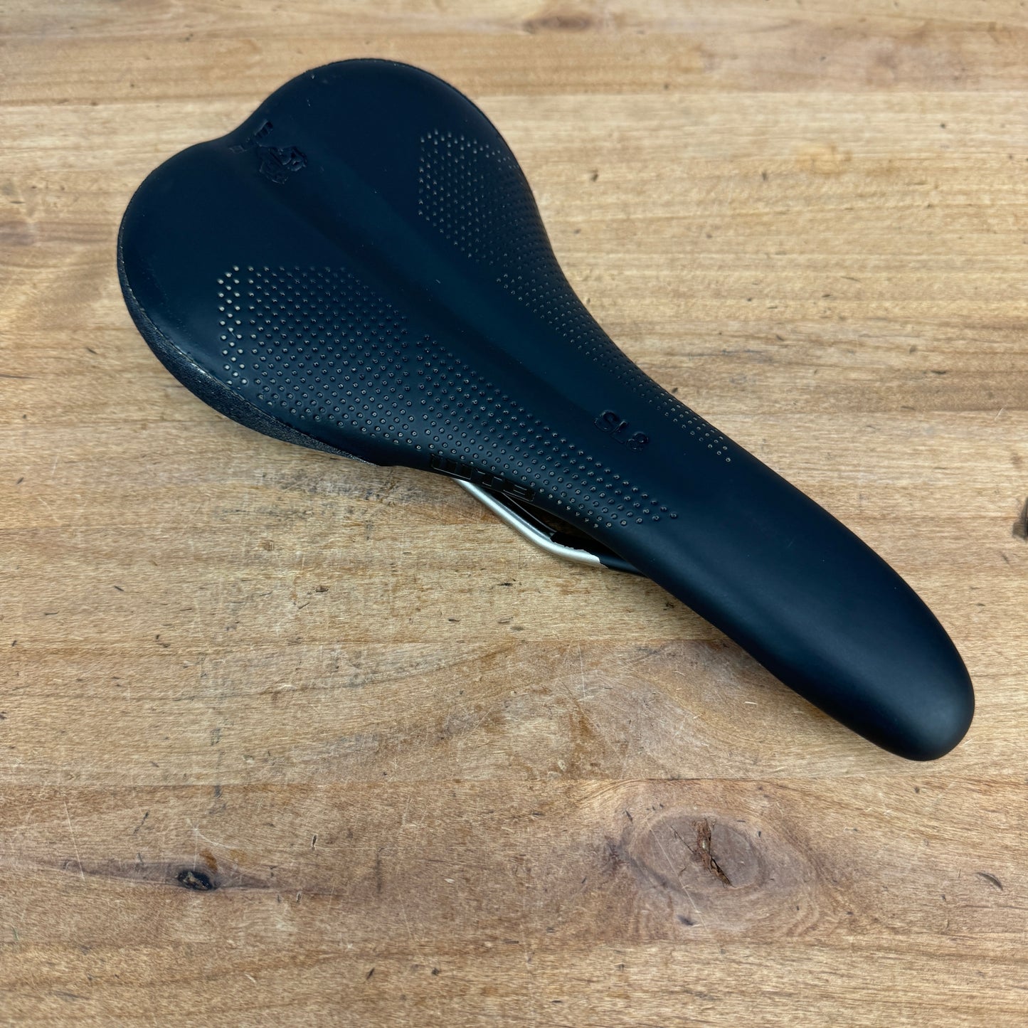 WTB SL8 127mm 7x7mm Titanium Rails Black Bike Saddle 194g