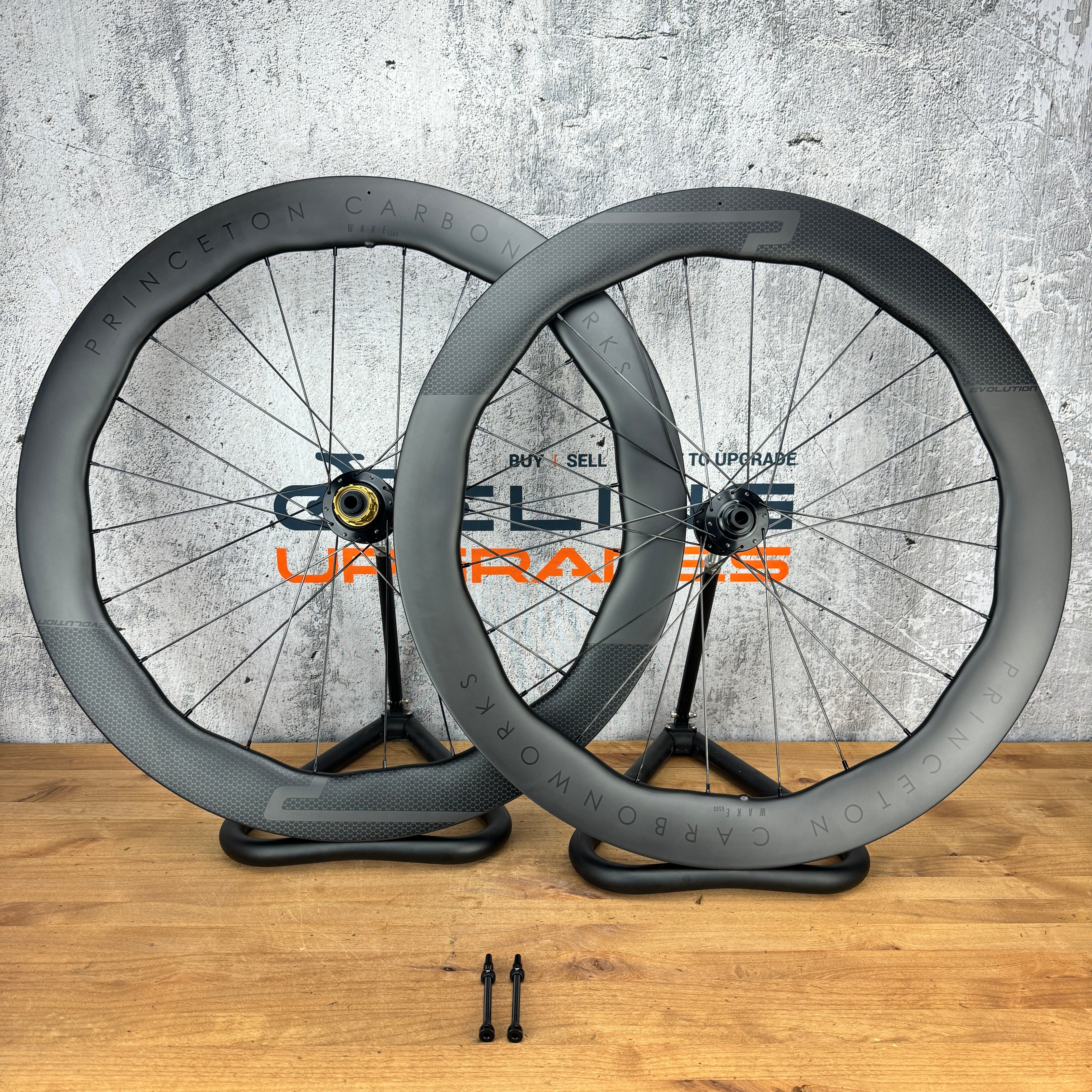 New! Princeton CarbonWorks Wake 6560 EVO Tactic TR02 Disc Brake Wheelset  700c