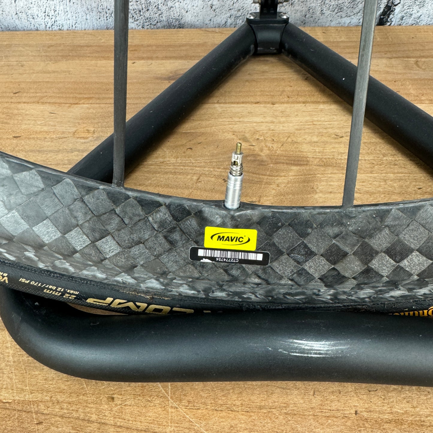 Mavic Cosmic Carbone Ultimate Carbon Tubular Wheelset 700c Rim Brake 1185g