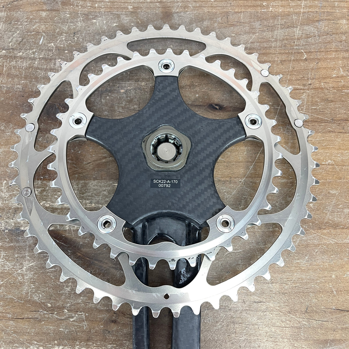 Stronglight Pulsion 170mm Carbon 53/39t ISIS Drive Crankset