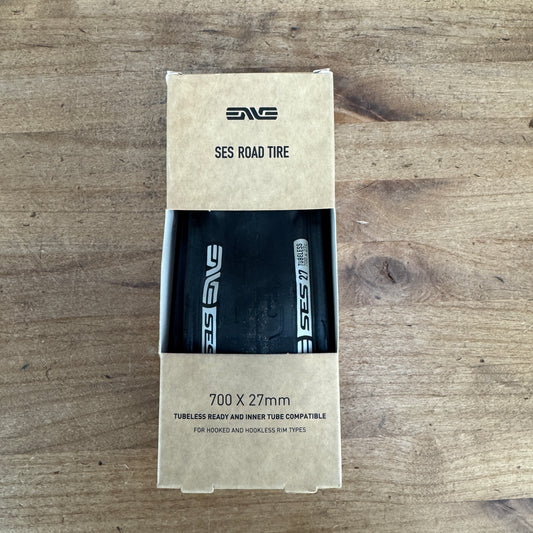 New! Single Enve SES Road Black 700c x 27mm Tubeless Road Bike Tire MSRP $75