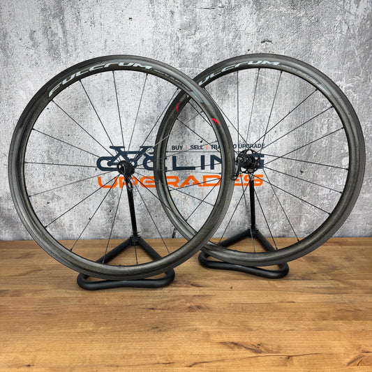 Low Mile! Fulcrum Racing Quattro Carbon Tubeless Wheelset 700c Rim Brake 1510g