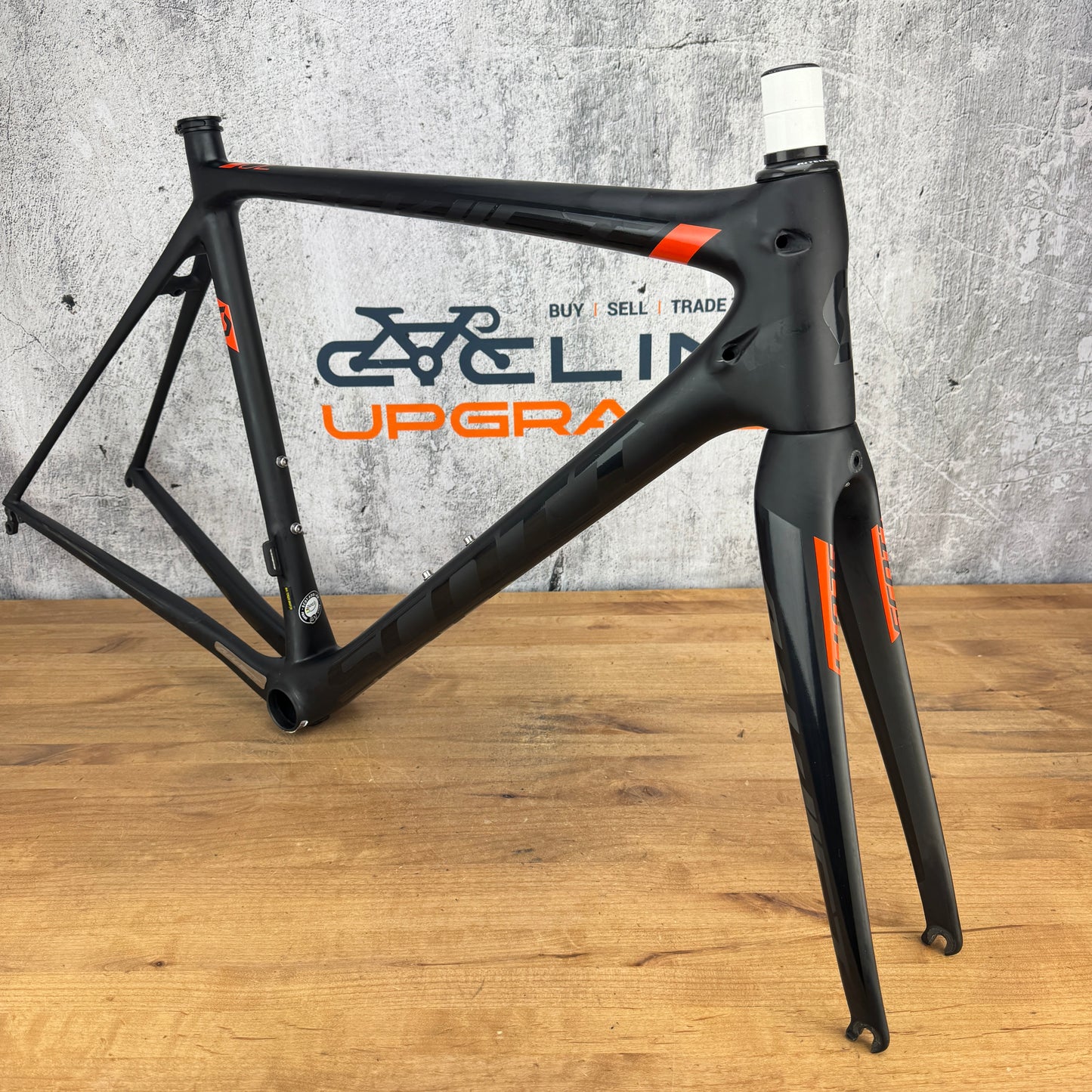 2015 Scott Addict SL HMX-SL Medium Rim Brake Carbon Frameset 700c 1133g