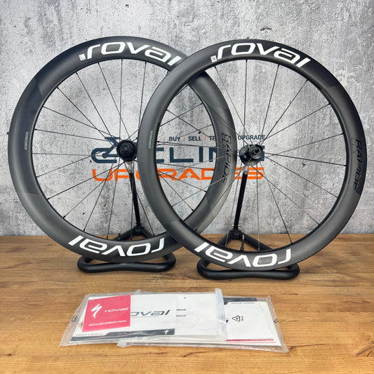 Roval Rapide CLX II Carbon Disc Brake Tubeless Road Bike Wheelset 700c 1525g