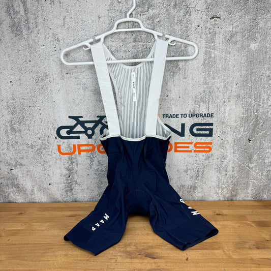 New w/ Tags! MAAP Team Bib Evo Navy/White XL Cycling Bib Shorts MSRP $295