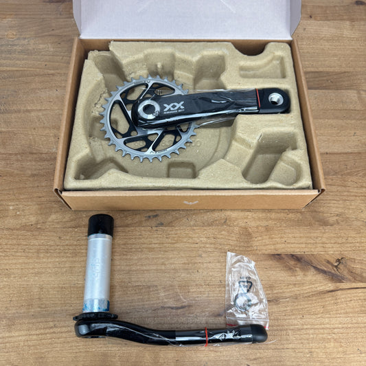 New! SRAM XX SL Eagle Boost T-Type 170mm 34t Carbon Dub Spindle 12-Spd Crankset