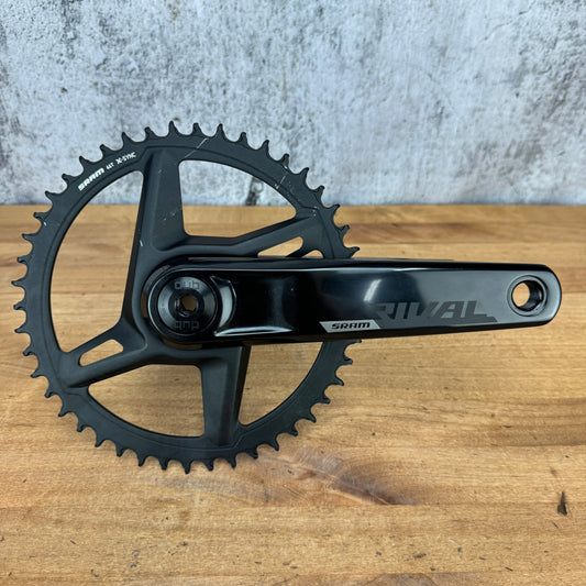 Low Mile! SRAM Rival AXS 29mm DUB Wide 172.5mm 46t 12-Speed Alloy Crankset