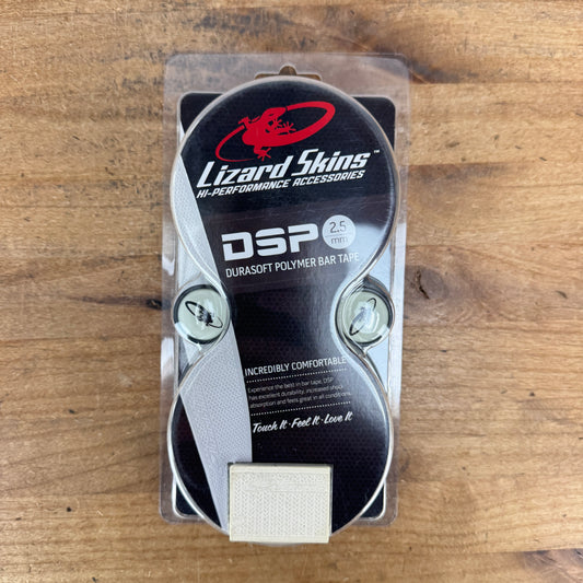 New! Lizard Skins DSP 2.5mm White Bike Handlebar Bar Tape MSRP $42