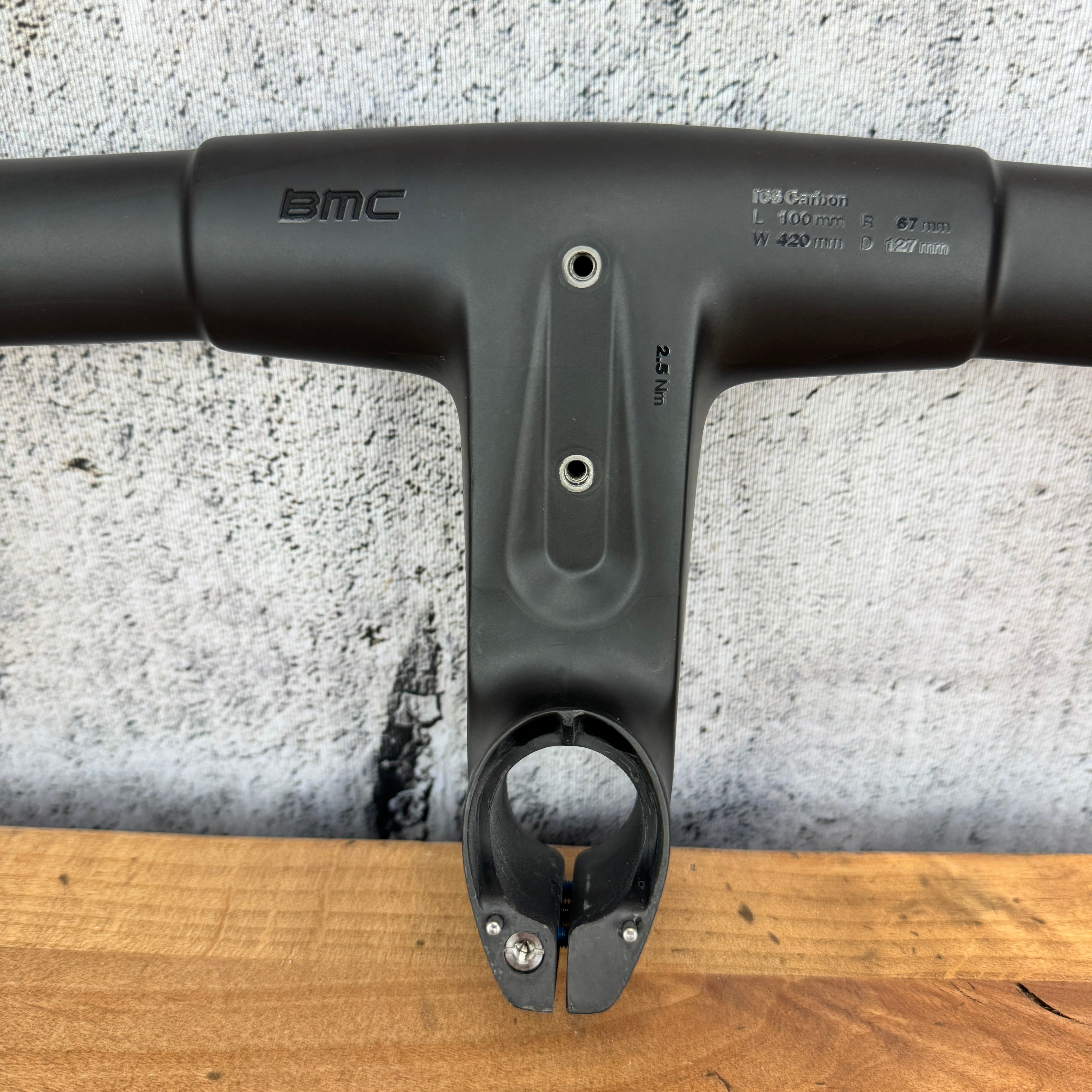 New! BMC CKP ICS 42cm x 100mm Carbon Bike Integrated Handlebar 328g –  CyclingUpgrades.com