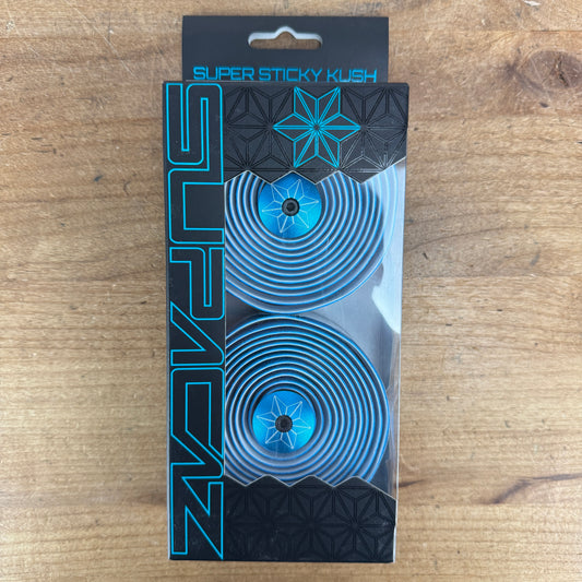 New! Supacaz Super Sticky Kush Blue Bike Handlebar Bar Tape MSRP $40