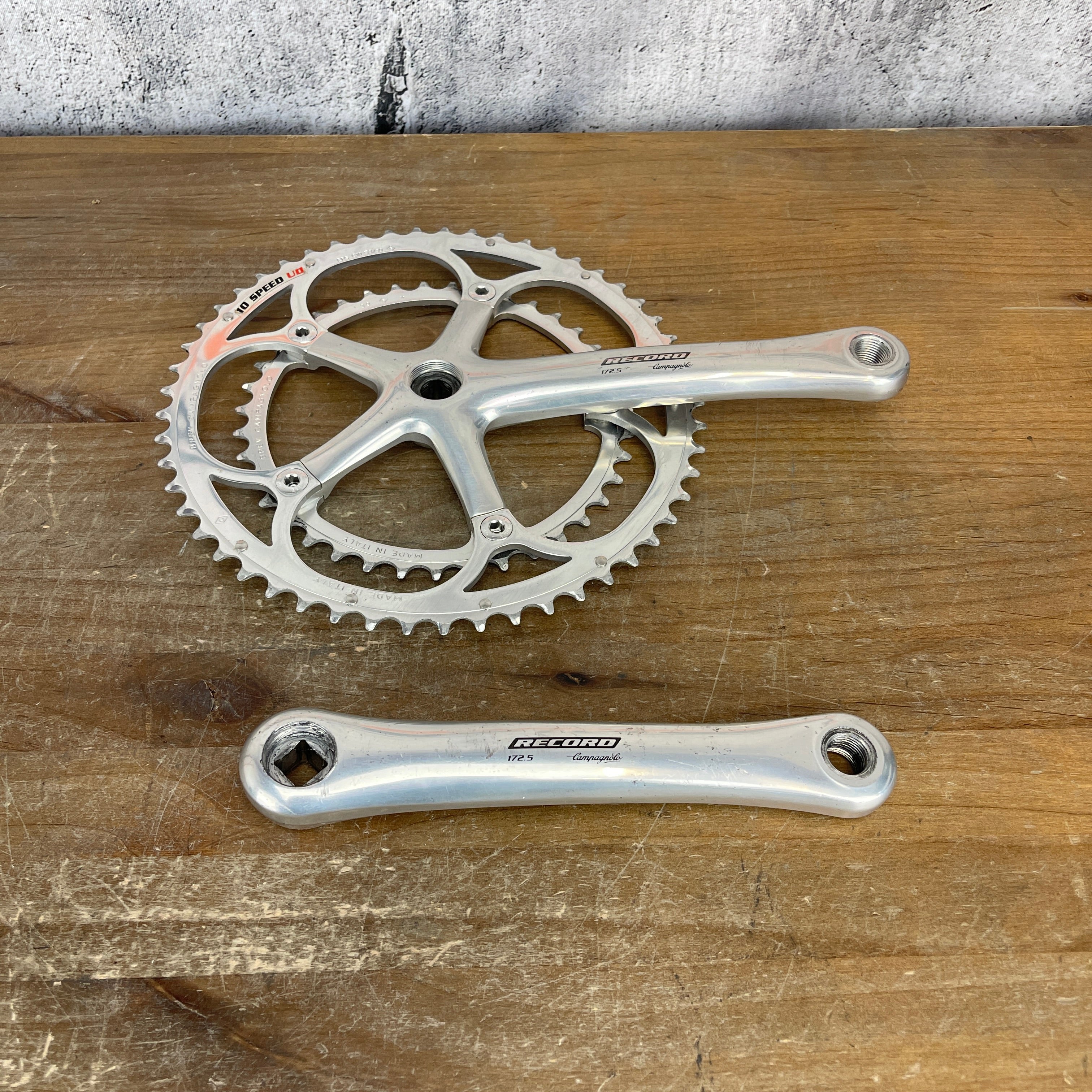 Campagnolo Record 10 172.5 53/39t Square Taper Alloy Crankset