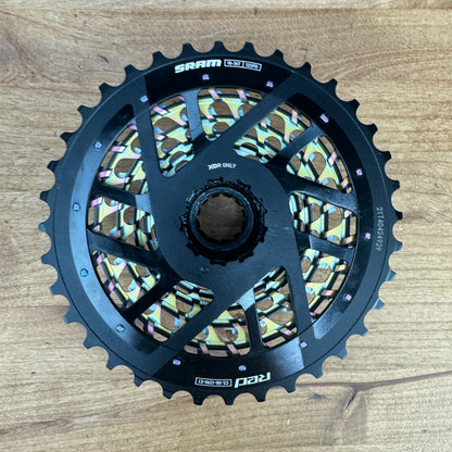 New! 2024 SRAM Red AXS E1 XG-1290 10-36t 12-Speed XDR Rainbow Cassette 232g