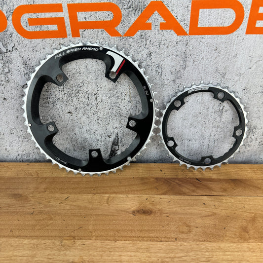 FSA Full Spead Ahead 50/34t 5-Bolt 130/110BCD 11-Speed Bike Chainring Set 139g