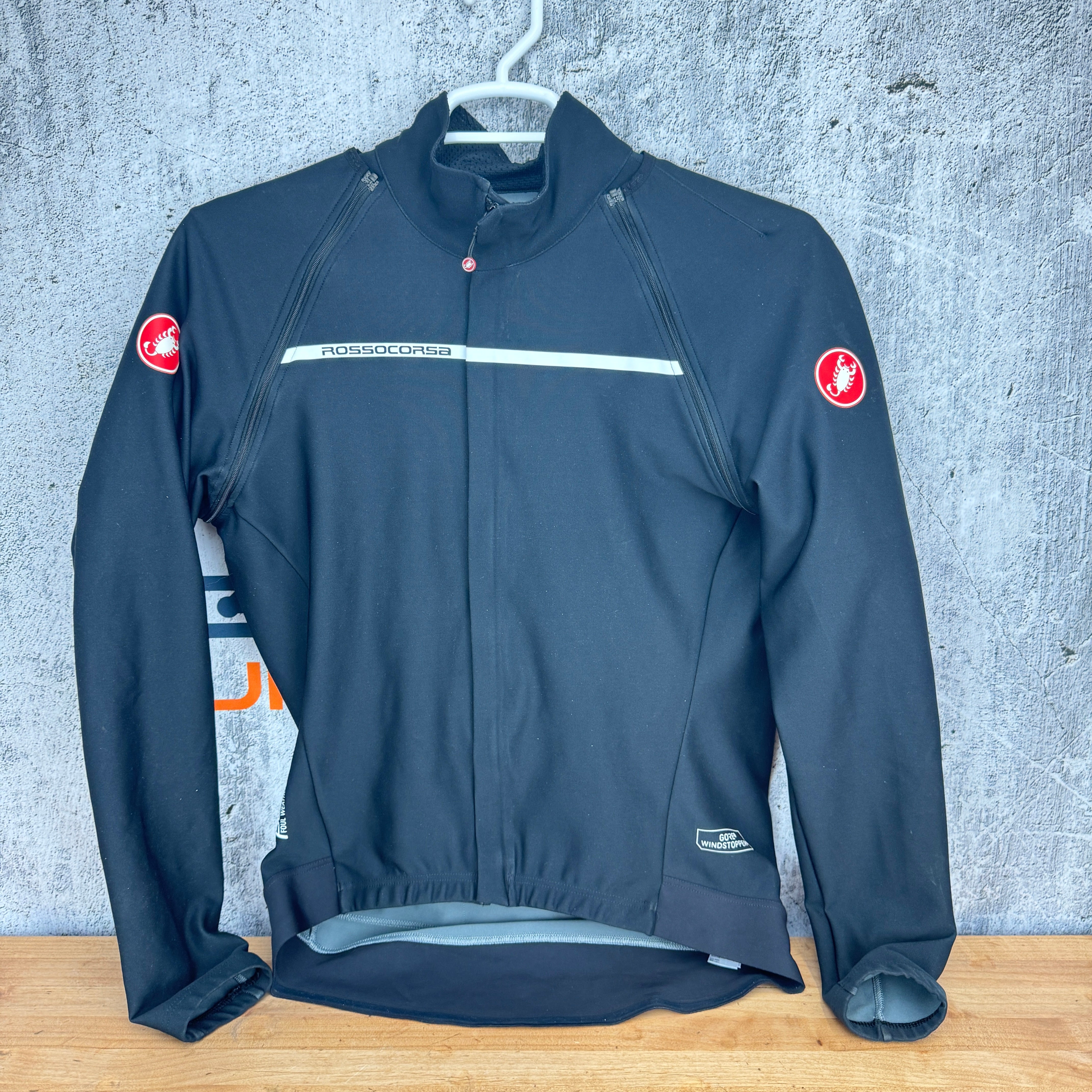 Worn Once! Castelli Rosso Corsa Windstopper Convertible Men's XXL Cycl –  CyclingUpgrades.com