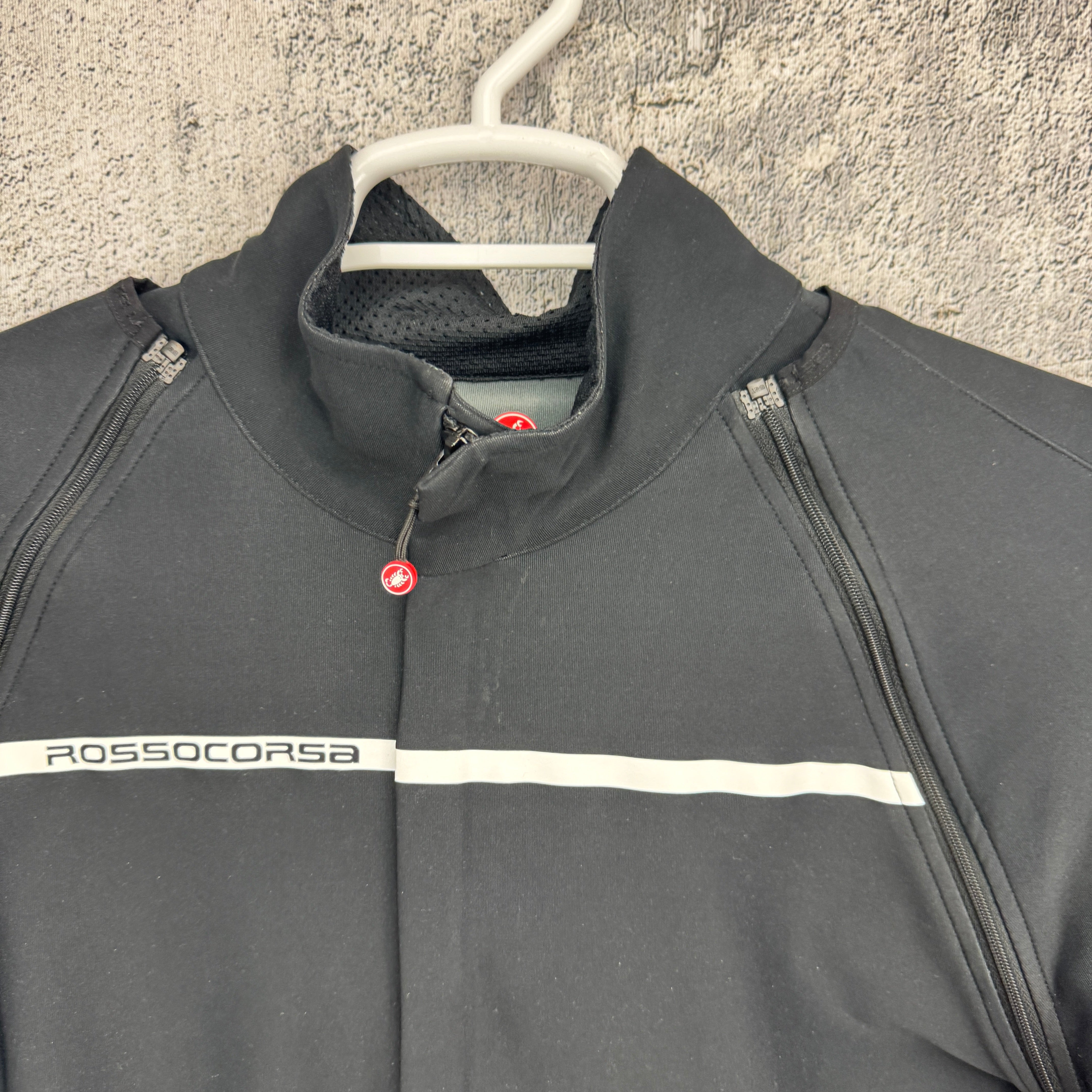 Worn Once! Castelli Rosso Corsa Windstopper Convertible Men's XXL Cycl –  CyclingUpgrades.com