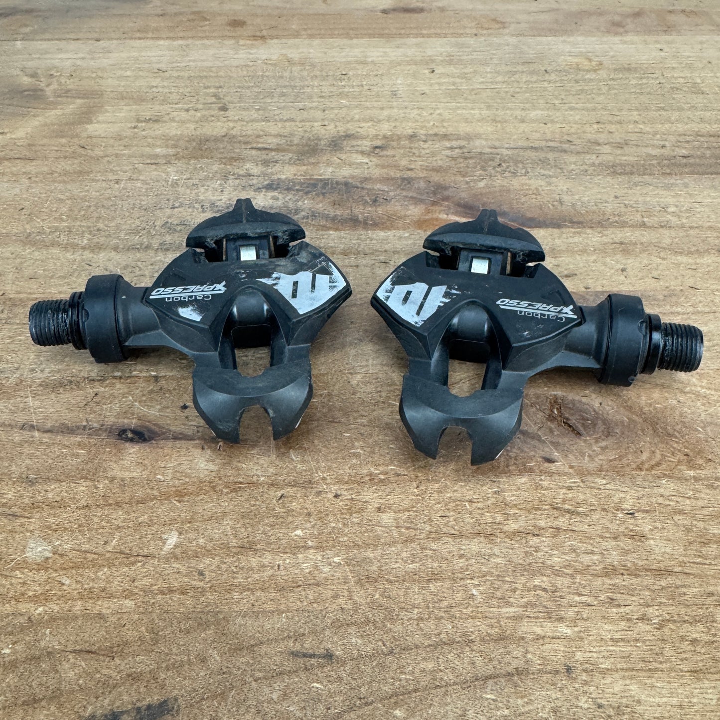 Low Mile! Time Xpresso 12 Carbon Road Bike Clipless Pedals w/ CLeats 200g