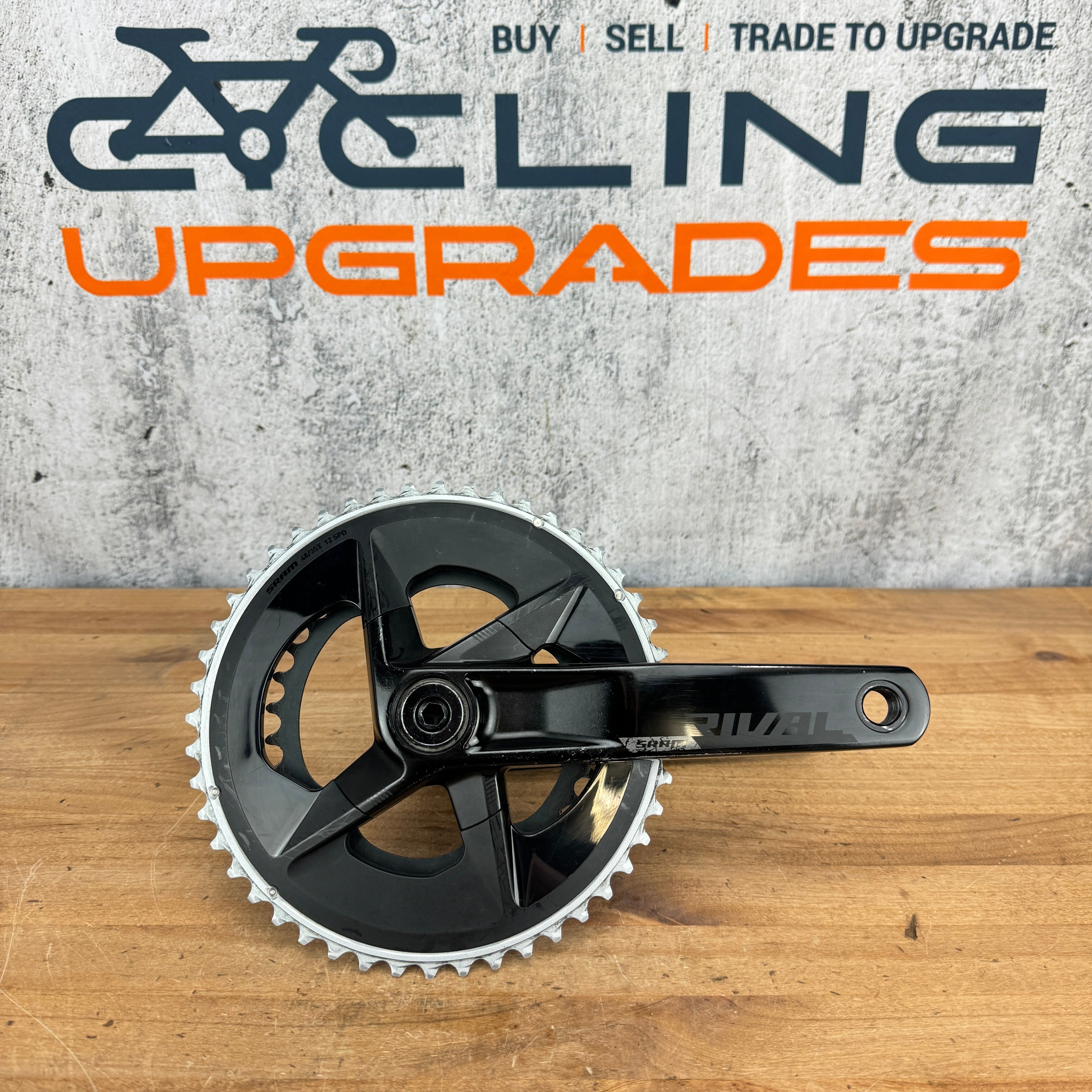 SRAM Rival AXS DUB 172.5mm 48/33t 107BCD w/Left Side Power Meter Bike –  CyclingUpgrades.com