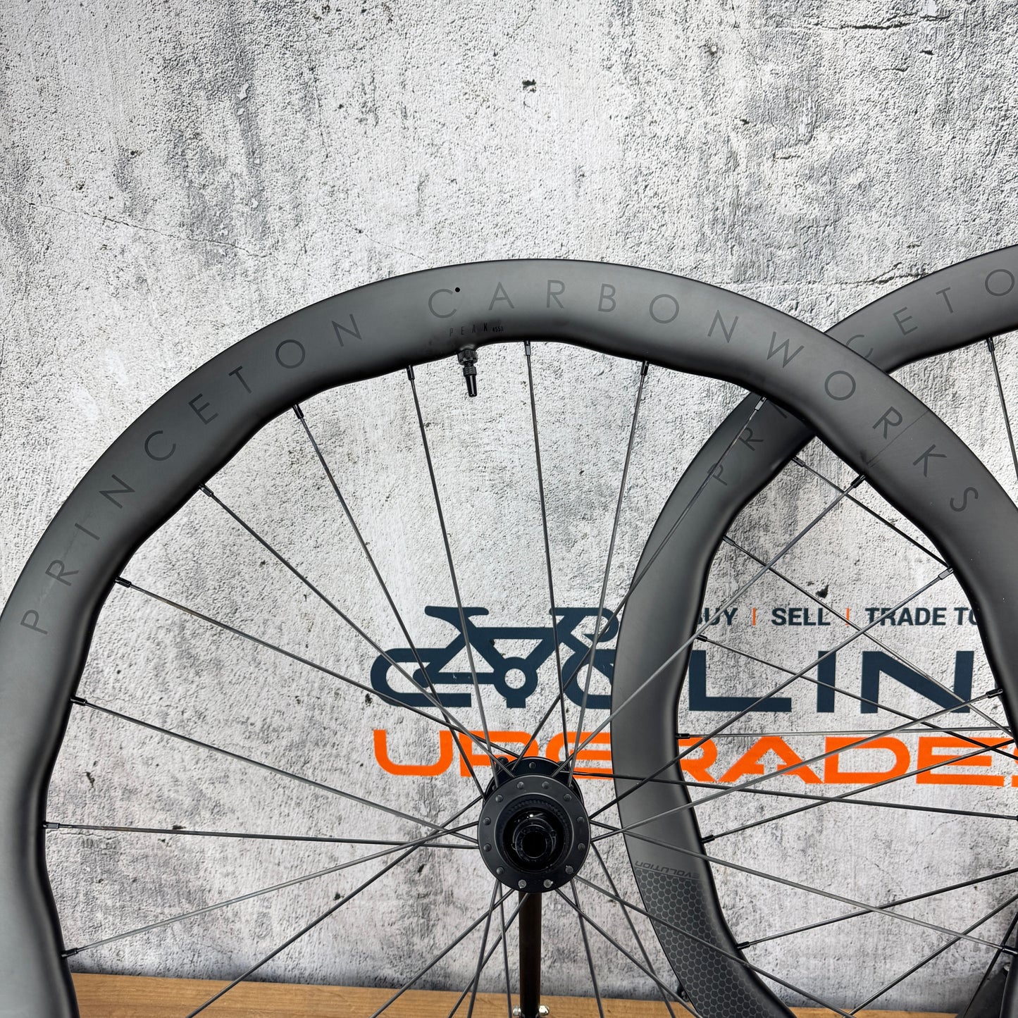 Ridden Once! Princeton CarbonWorks Peak 4550 Evo Carbon Tubeless Disc Wheelset