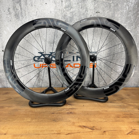 Mint! Enve SES 7.8 Carbon Tubeless Disc TT/Tri Wheelset 700c DT Swiss 240s 1634g