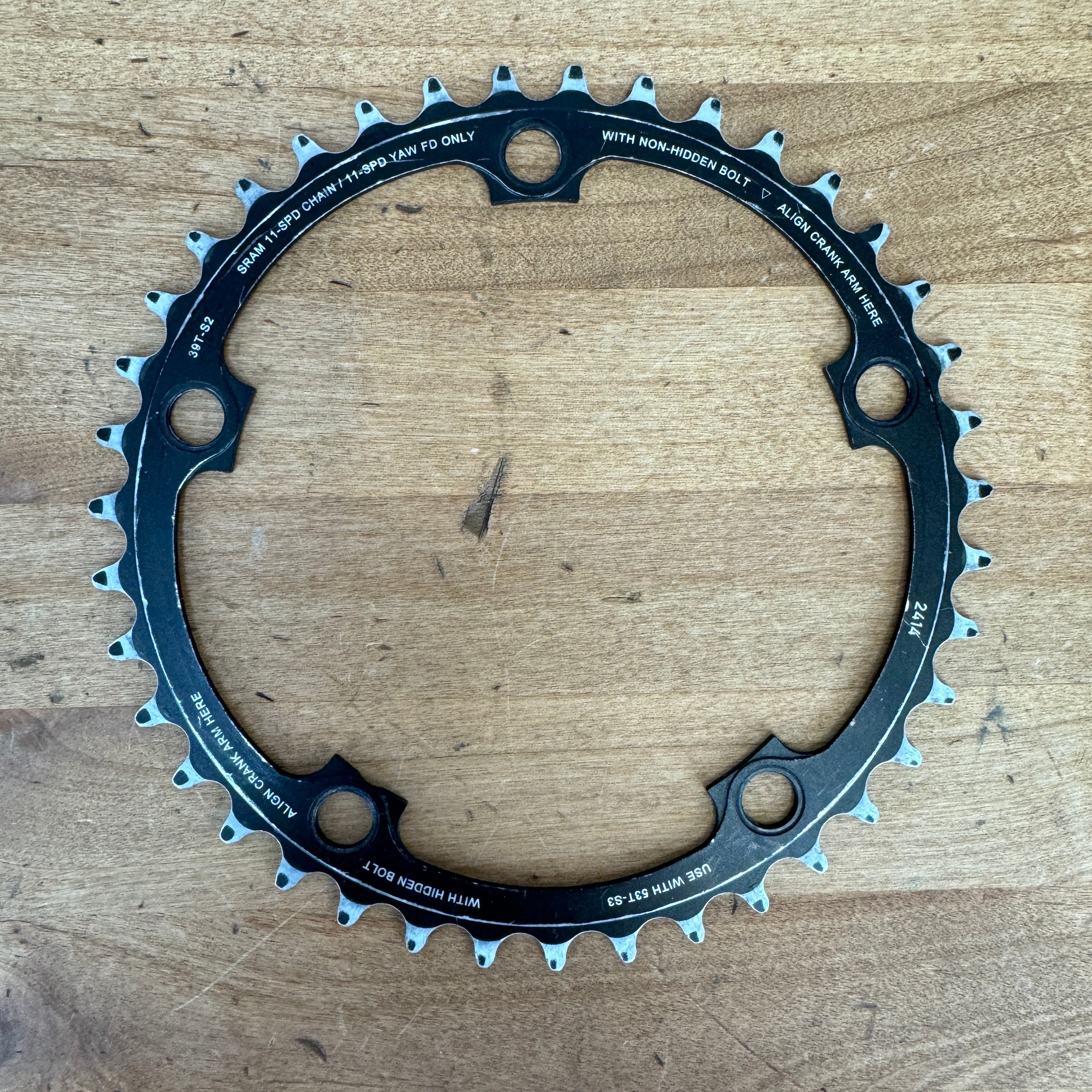 SRAM X Glide 130 BDC 5 Bolt 53 39t 11 Speed Alloy Bike Chainrings 210g CyclingUpgrades