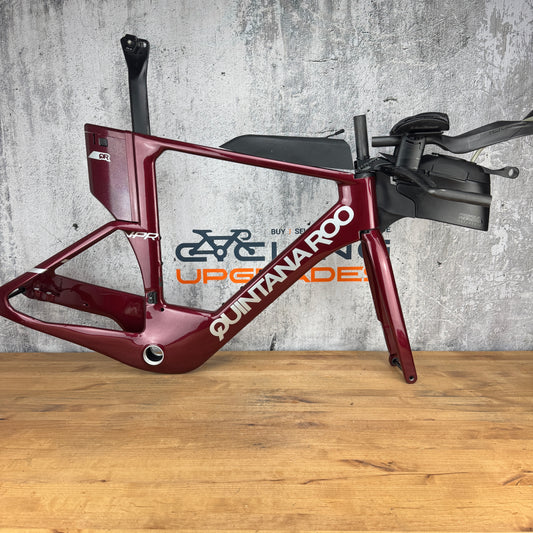 New! 2024 Quintana Roo V-PR 54cm Carbon TT/Triathlon Disc Brake Frameset 700c