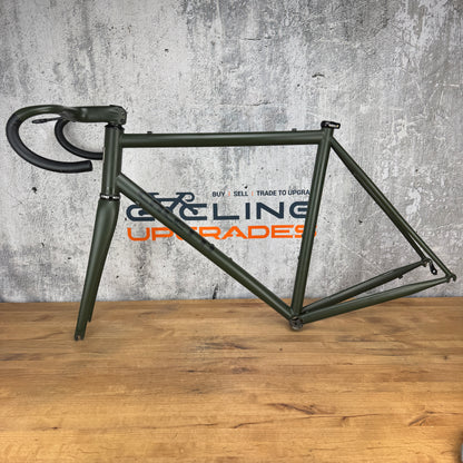 Low Mile! 2018 Caletti Road Race Special 56cm Steel Frameset 700c Enve Chris King