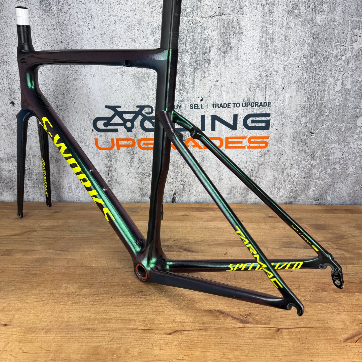 2018 Specialized S-Works Tarmac SL6 56cm Carbon Rim Brake Frameset 700c 1589g