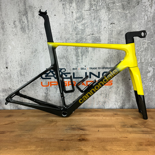 New! 2023 Cannondale Supersix Evo Hi-Mod 56cm Carbon Disc Frameset 700c 1968g