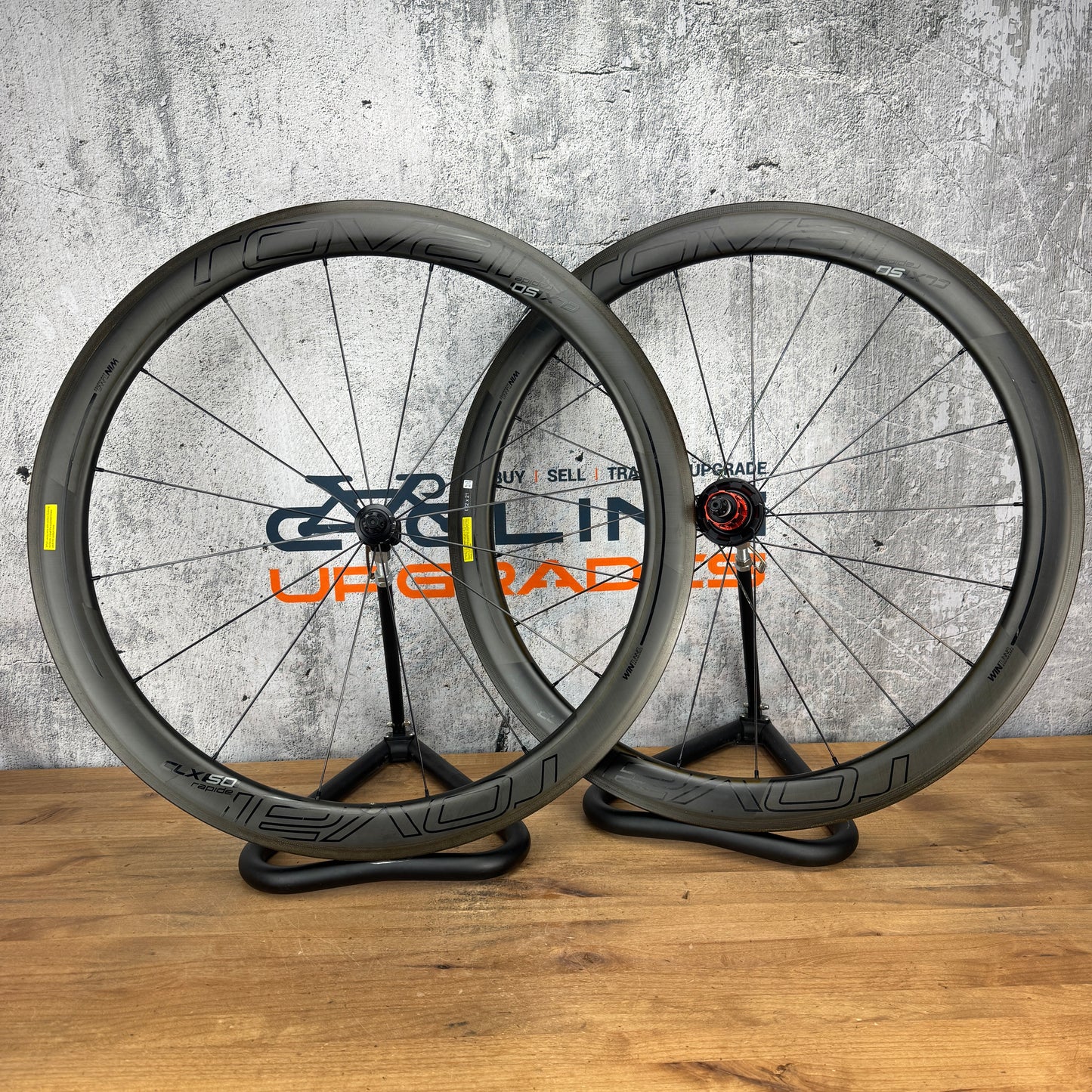 Roval Rapide CLX 50 Carbon Tubeless Wheelset 700c Rim Brake Ceramicspeed 1405g