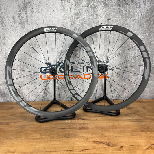 Zipp 303 Firecrest Carbon Tubeless Hookless Disc Brake Wheelset 700c 1379g