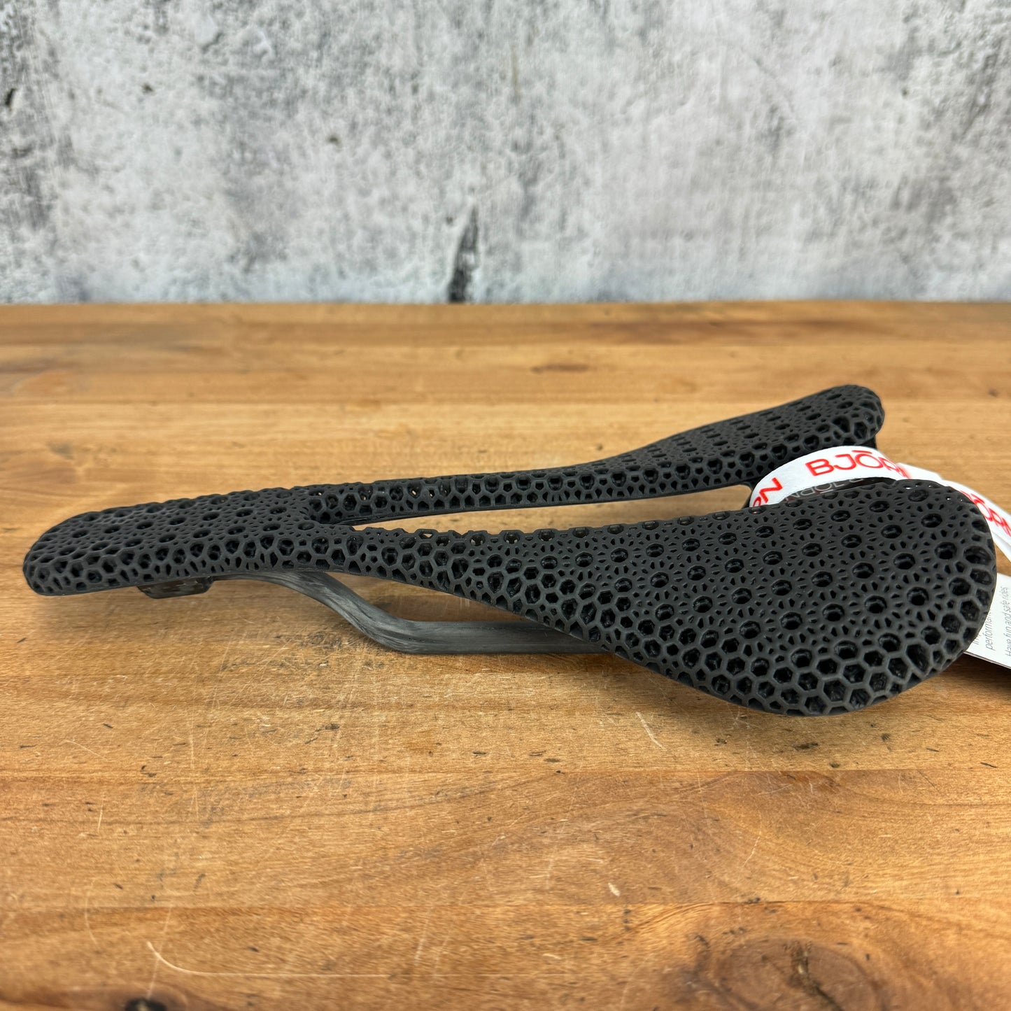 New! Bjorn Cycles Setka 3D Printed 143mm 7x9mm Carbon Rail Bike Saddle 131g