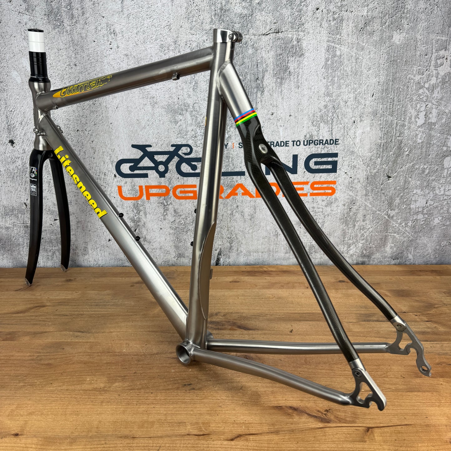 Vintage! Litespeed Ultimate 55cm Rim Brake Titanium Frameset 700c 2182g