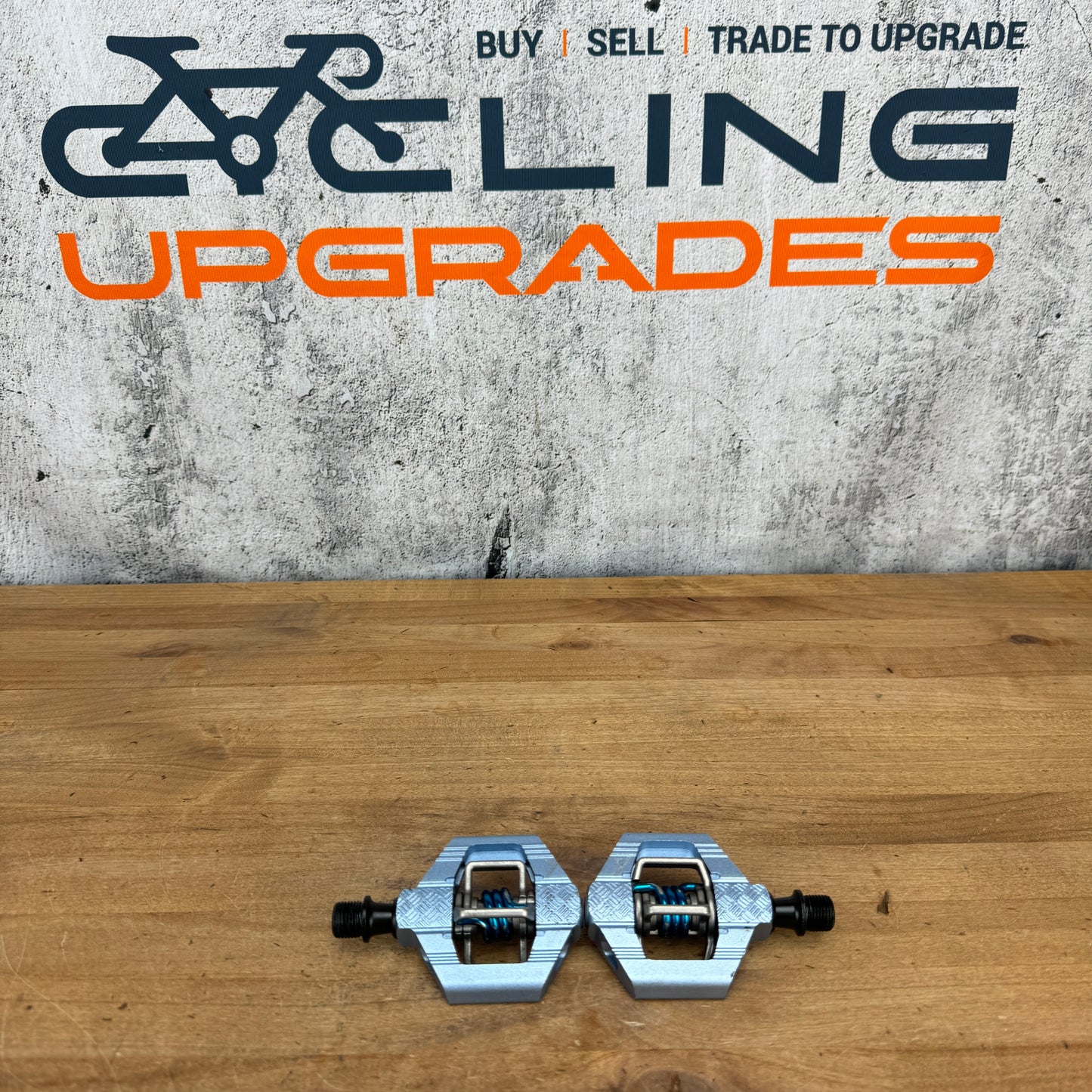 Light Use! Crankbrothers Candy 3 Dual-Sided Clipless Aluminum MTB Pedals 340g