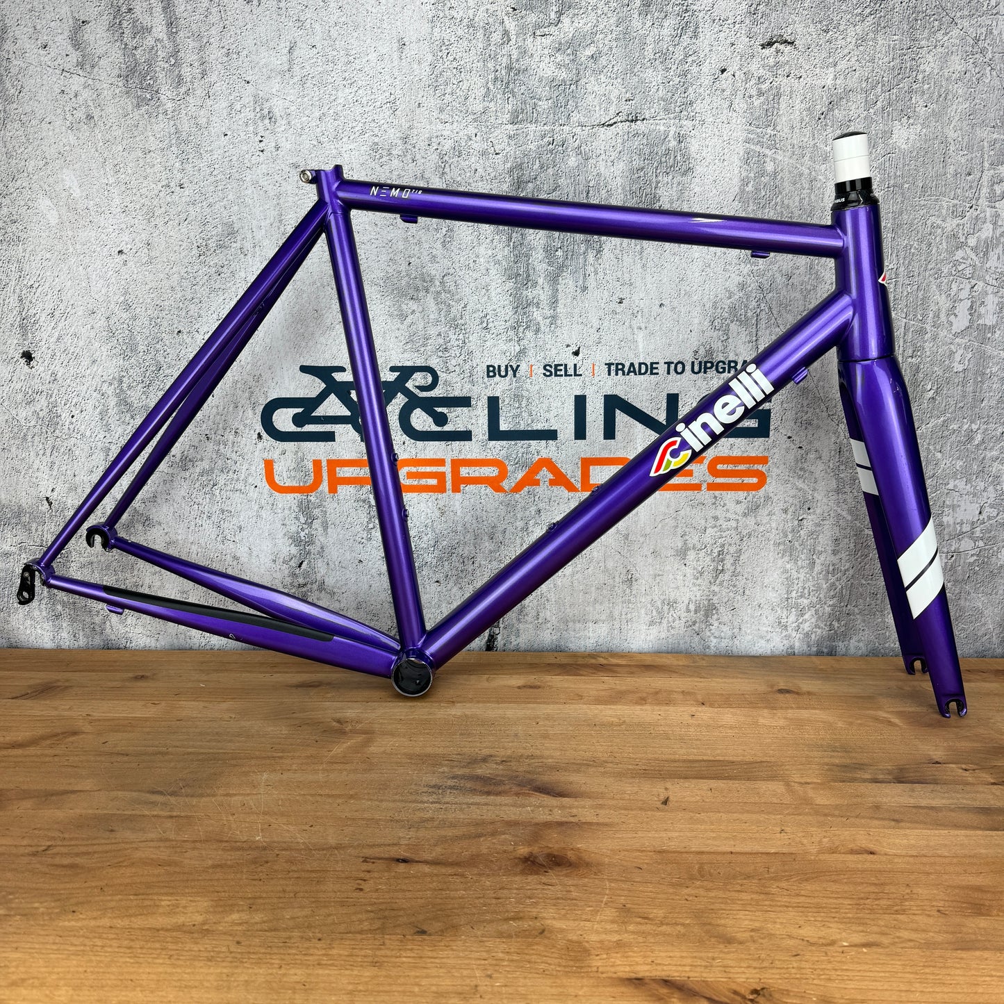 2018 Cinelli Nemo Tig Medium (53.5cm) Rim Brake Steel Frameset 700c 2360g