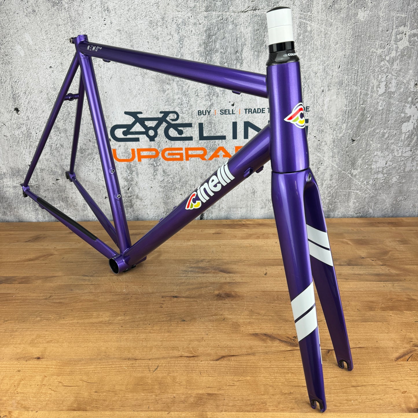 2018 Cinelli Nemo Tig Medium (53.5cm) Rim Brake Steel Frameset 700c 2360g