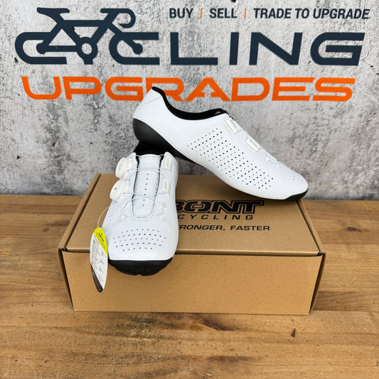 New! 2023 Bont Vaypor 23 EU 42.5 White Men's Road Cycling Shoes MSRP $449