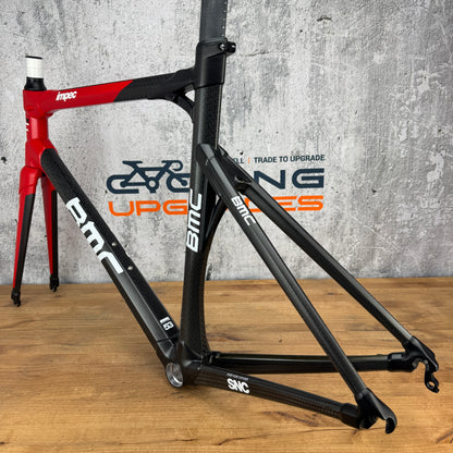 BMC Impec Equipe Team Red 53cm Rim Brake Carbon Frameset Performance Fit 700c