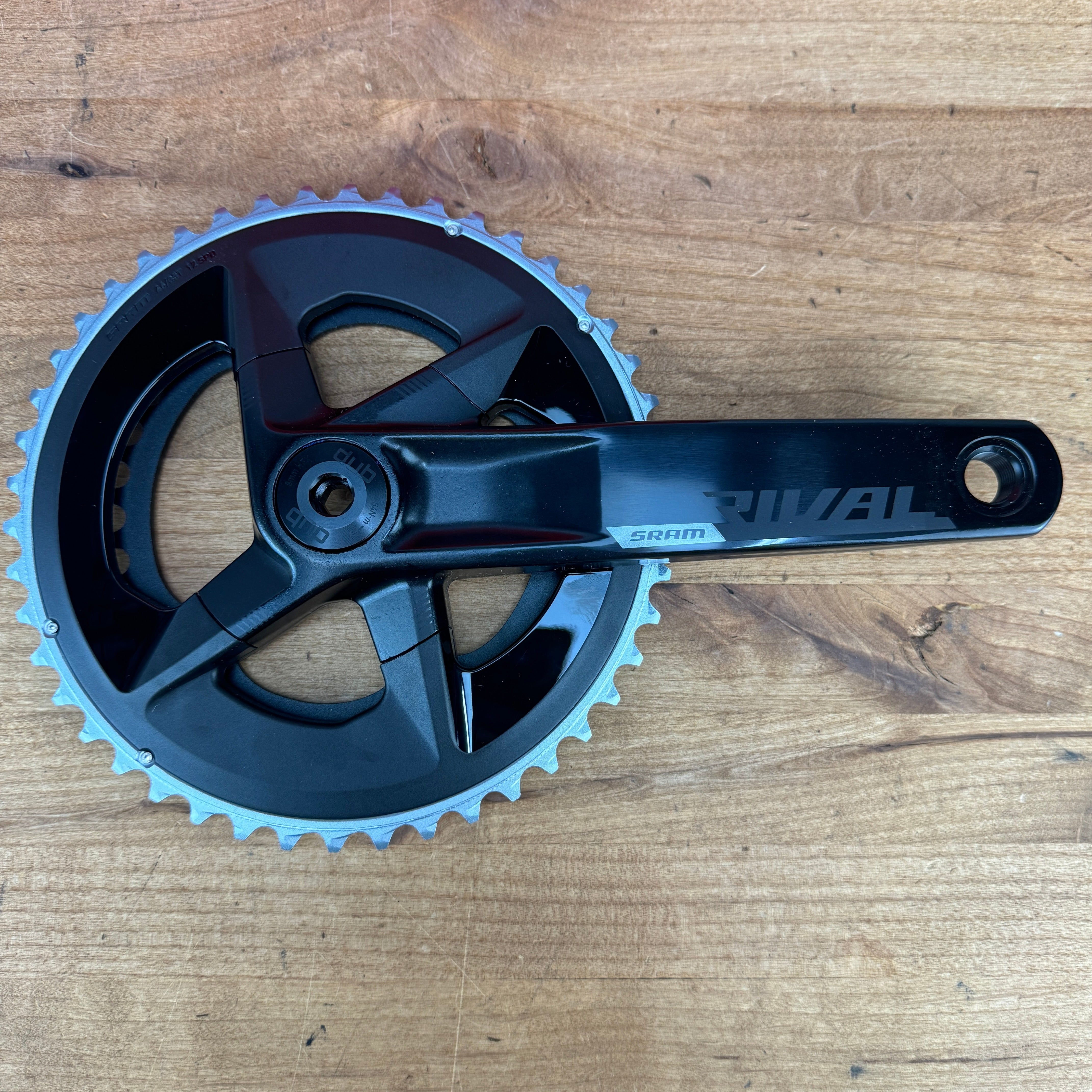 New! SRAM Rival AXS 172.5mm 46/33t 12-Speed DUB Quarq Power Meter Cran –  CyclingUpgrades.com