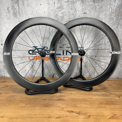 Mint! Enve Foundation 65 Carbon Tubeless Hookless Disc Wheelset 700c 1684g